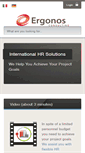 Mobile Screenshot of ergonos.ch
